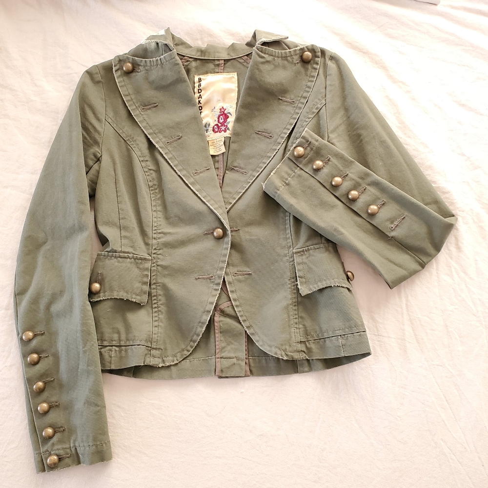 Camo Green Blazer